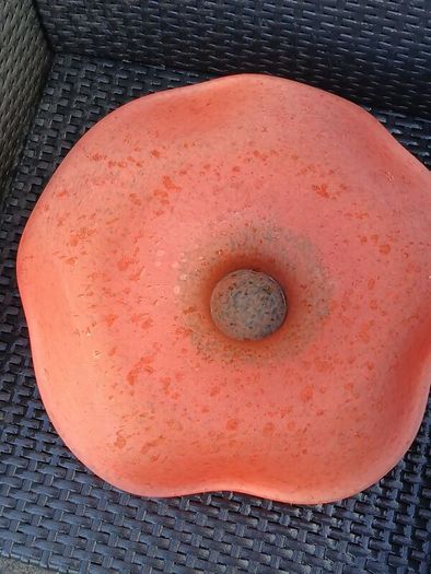 Stunning Franz Caffrey Large Fruit Bowl, small chip