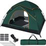 Automatic Pop Up Tent for 3-4 Person,Upgraded Camping Tent Waterproof & UV Protection Instant Portable Dome Tent with Carrying Bag for Family Camping Hiking Image 7