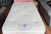 New 3ft Single Divan Beds. Stylist Headboard Options. Optional Drawers Storage And Tufted Memory Foam Mattresses Instock