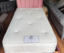 New 3ft Single Divan Beds. Stylist Headboard Options. Optional Drawers Storage And Tufted Memory Foam Mattresses Instock