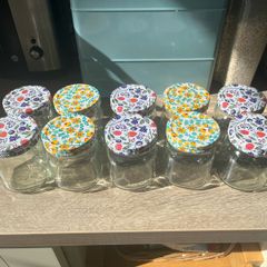10 x Follain jam jars