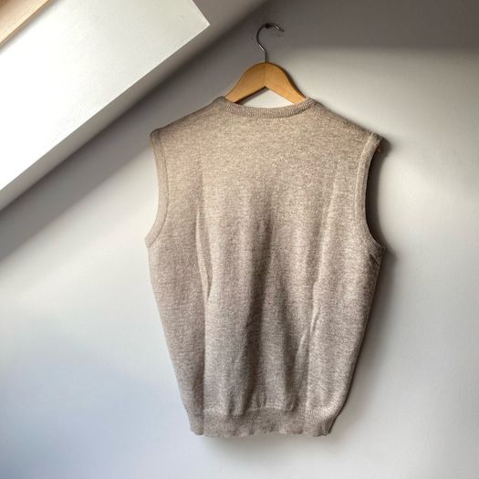Vintage Point Made in Italy 100% Lambswool Sweater Vest