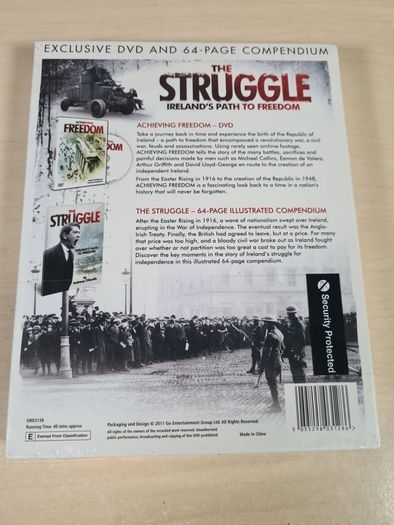 Dvd The Struggle Irelands Path To Freedom Exclusive Dvd And 64 Page Compendium Brand New Sealed