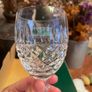 Vintage Galway Oranmore Crystal Wine Goblets Set Image 9