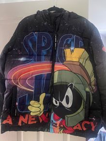 Members Only Space Jam puffer jacket.