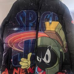 Members Only Space Jam puffer jacket.