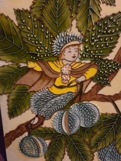Vintage Ceramic painted "Chestnut Fairy"