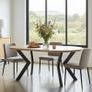 Orion Industrial Extendable Dining Table 100-140cm Veneer or Laminated Image 6
