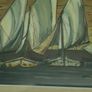 Elegant Framed Sailing Boat Artwork Large Statement Piece 64cm x 54cm Image 4