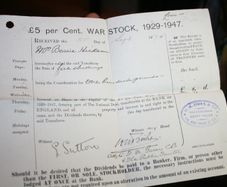 Antique War Stock 1919