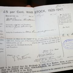 Antique War Stock 1919