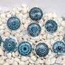 10 x Mix Vintage Look Flower Ceramic Knobs Door Handle Cabinet Drawer Cupboard Pull Xfer MULTIPLE COLOURS AVAILABLE (FREE SHIPPING) Image 9