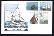 1982 Ireland Irish Boats Stamp Hibernian First Day Cover Card.