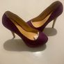 Pump Purple Platform Heels Image 4