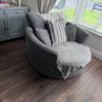 corner sofa & Swivel love seat Image 2
