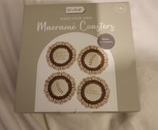 Kit'n'Kraft Macrame Coasters craft kit