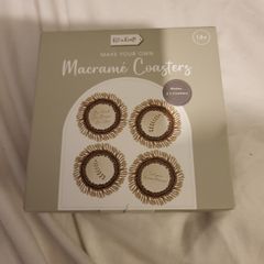 Kit'n'Kraft Macrame Coasters craft kit