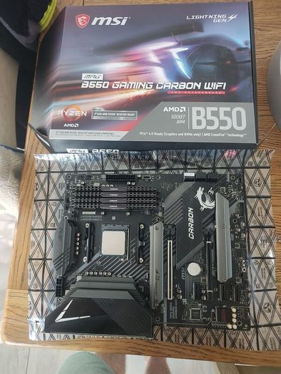 AMD Ryzen 3600xt + 32 GB RAM DDR4 + MSI Carbon WIFI Matherboard
