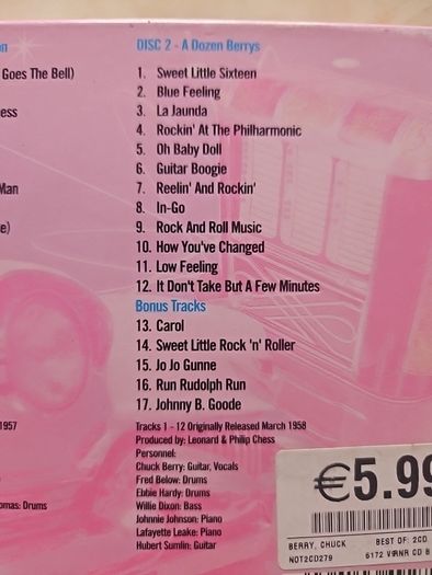 Chuck Berry 2CD  - The Best Of