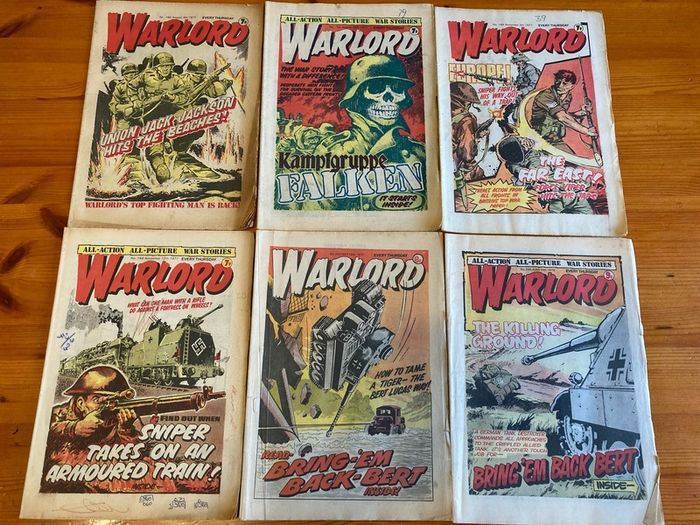 Comics: Warlord 1977,1979,1980 and 1981 (17 comics)