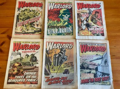 Comics: Warlord 1977,1979,1980 and 1981 (17 comics)