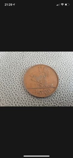 1964 Eire 1d Coin