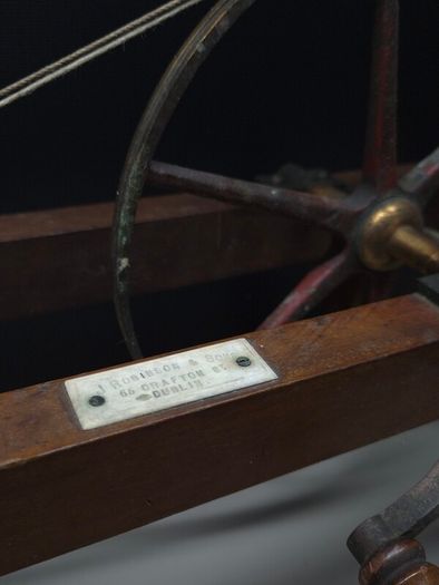 Rare Antique Dublin Scientific / Mechanical Demonstration Apparatus  J. Robinson & Sons, Grafton Street