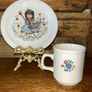Rare Carrigaline Pottery Cup and plate 1980s Image 2
