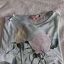 Rare Ted Baker - Mint Green Floral Tshirt - Size 2 UK 10 - RRP 70 Image 2