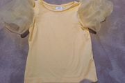 Zara girls puff sleeve top 5-6