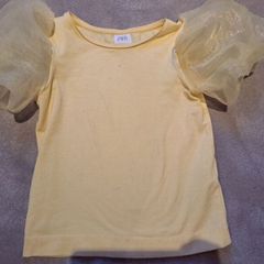 Zara girls puff sleeve top 5-6