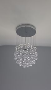Crystal pendant ceiling light