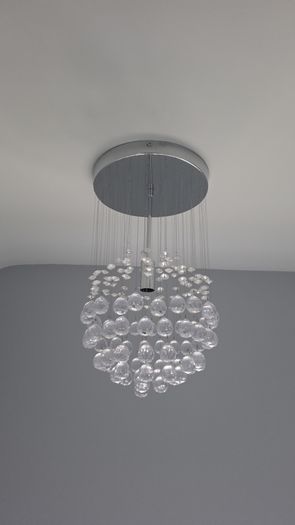 Crystal pendant ceiling light