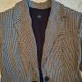 Houndstooth Blazer with Shoulder Pads Image 3