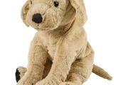 Dog Teddy Plush Toy - Soft toy, dog/golden retriever, 40 cm