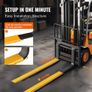 Pallet Fork Extensions, 96" Length 6.5" Width, Heavy Duty Carbon Steel Fork Extensions for Forklifts Image 2