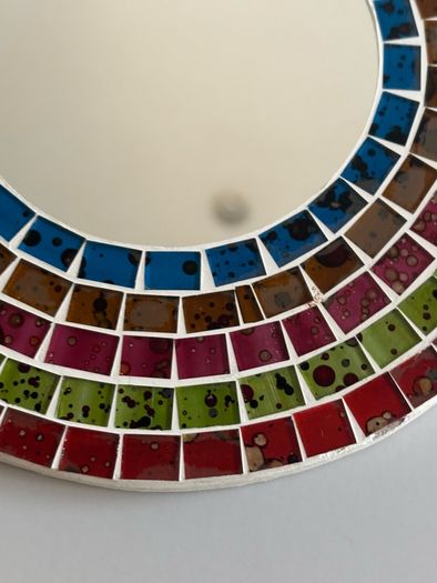 Small Glass Mosaic Mirror