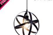 Black Industrial Ceiling Lights | Ceiling Light | Ceiling Light Fitting Round Pendant Lighting Ceiling | Retro Chandeliers Ceiling Light E27 Bulb For Living Room Hallway Kitchen Bedroom Lighting (FREE SHIPPING)
