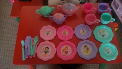 disney princess tea set