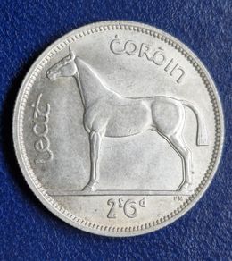 Ireland 1940 Silver Half Crown Excellent coin