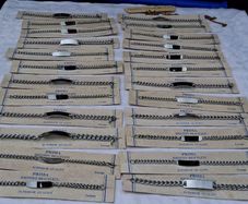 24 X Vintage Prima Chromed ID Bracelets (NOS)