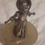 Rare Antique Mystery Clock Girl Pendulum Victorian Era Image 4