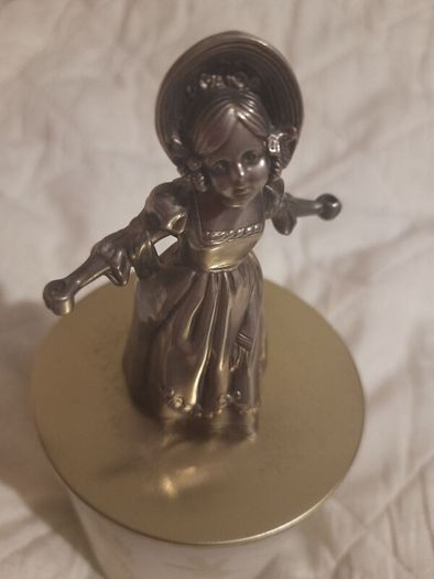 Rare Antique Mystery Clock Girl Pendulum Victorian Era