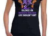Domestic Violence Awareness T-Shirt Woman