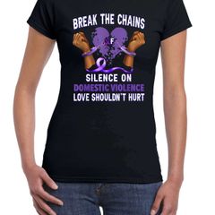 Domestic Violence Awareness T-Shirt Woman