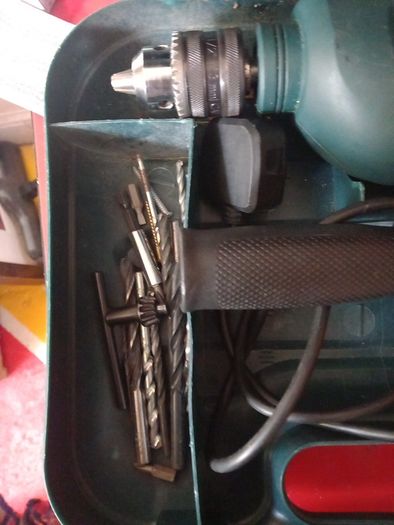 Black and Decker Electric drill with bits