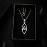 925 Vintage Sterling Silver Celtic Knot Necklace Image 2