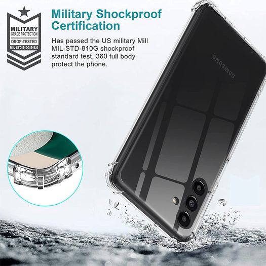 Clear Case For Samsung Galaxy A14 4G A34 5G A54 5G Thick Shockproof Soft Silicone Phone Cover for Samsung A24 4G A04s A04e A04