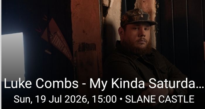 Luke combs 2x sunday