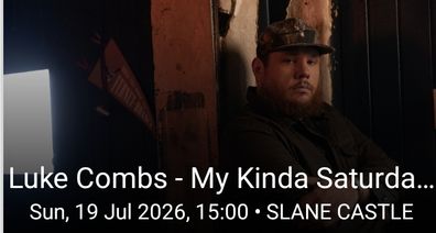 Luke combs 2x sunday